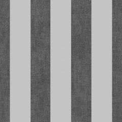Linen Stripe Metallic Black Wallpaper