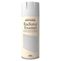 Rust-Oleum Radiator Enamel Spray Paint - White 400ml