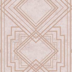 Delano Geometric Wallpaper Pink/Rose Gold