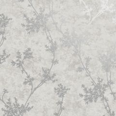 Chevril Metallic Floral Wallpaper Taupe