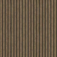 Acacia Wood Effect Striped Wallpaper Dark Oak
