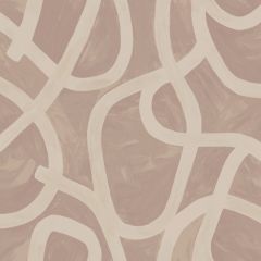 Moleta Swirl Coral Wallpaper