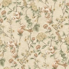 Nightingale Floral Trail Wallpaper - Cream