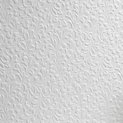 Anaglypta Original Wilton Leaf Wallpaper White (RD314)