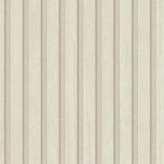 Wooden Slat 3D Wallpaper - Taupe