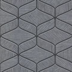 Luciano Pattern Charcoal Wallpaper