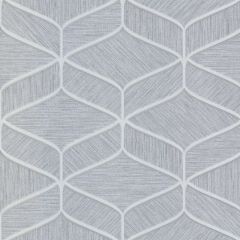 Luciano Pattern Grey & Silver Wallpaper