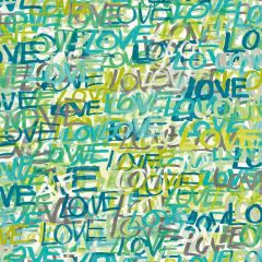 Ohpopsi Love Scribble Wallpaper Aquamarine