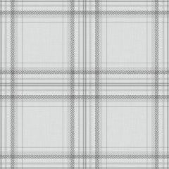 A grey tartan wallpaper sample wit delicate lines throughout. 
