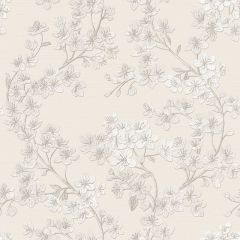 Grace Cherry Blossom Tree Wallpaper Silver