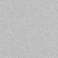 Metallic Leaf Geometric Wallpaper