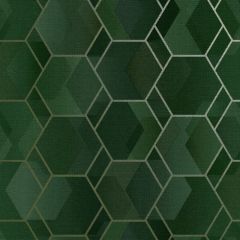Asik Geo Wallpaper Green/Gold