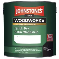 Johnstone's Trade Woodworks Quick Dry Satin Woodstain