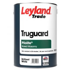 Leyland Trade Truguard Pliolite Based Masonry Paint - Brilliant White/Magnolia