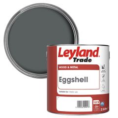 Leyland Trade Eggshell - Designer Colour Match - Dark Lead Grey 2.5L (NTB26)
