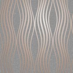 Quartz Wave Glitter Wallpaper Copper