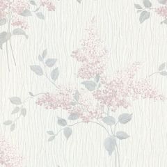Tiffany Floral Printed Textured Wallpaper - Fiore Blush