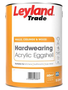 Leyland Trade Hardwearing Acrylic Eggshell - Colour Match