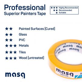 Masq Superior Gold Painter's Tape - 50m