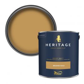 Dulux Heritage Matt Emulsion - Brushed Gold