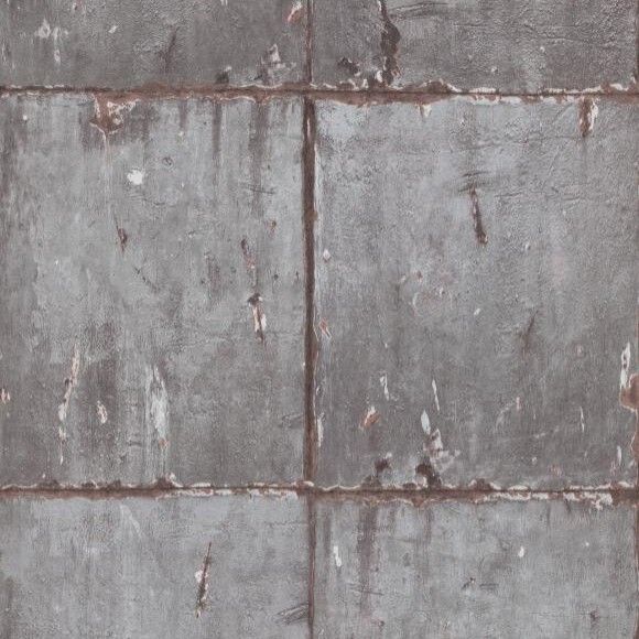 Erismann Non-woven Industrial Brick Wallpaper Grey