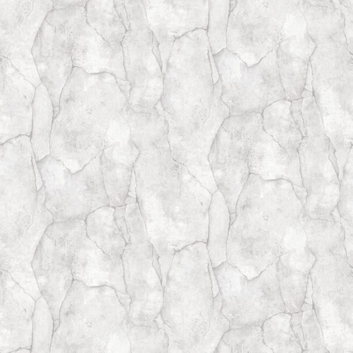 Cracked Concrete Effect Wallpaper Cool Grey
