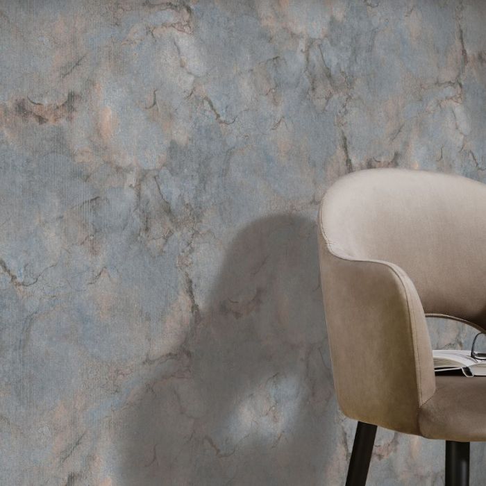 Venora Industrial Texture Wallpaper - Grey
