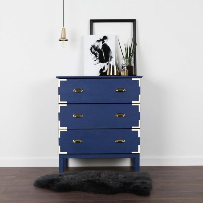 Rust-Oleum Matt Furniture Paint Ink Blue 750ml