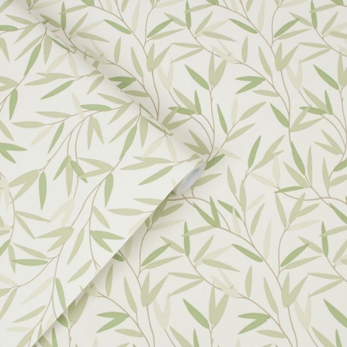 Laura Ashley Willow Leaf Hedgerow Wallpaper