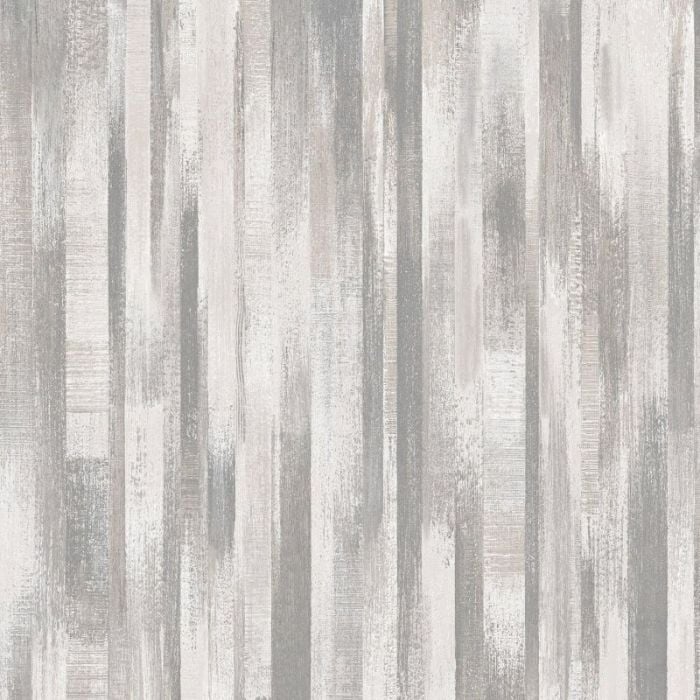 Perspectives Textured Striped Wallpaper Grey