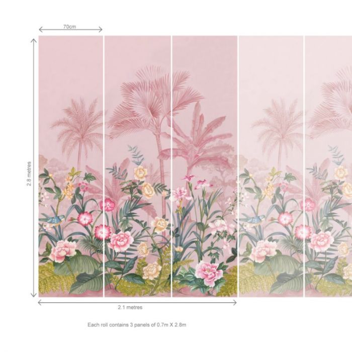 Palm Tree Paradise Wallpaper Mural 