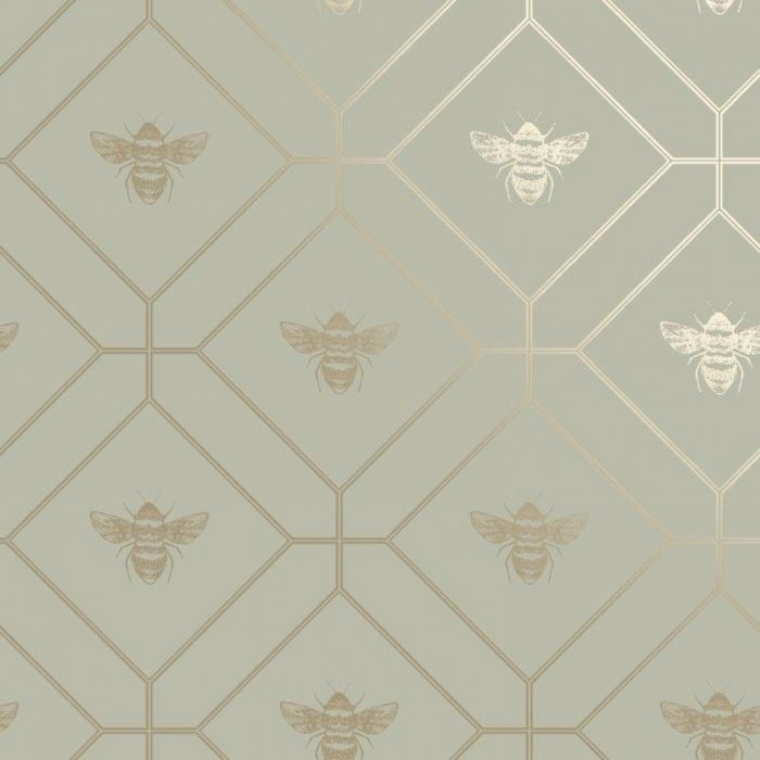 Honeycomb Bee Wallpaper | Holden Decor | Decorating Centre Online