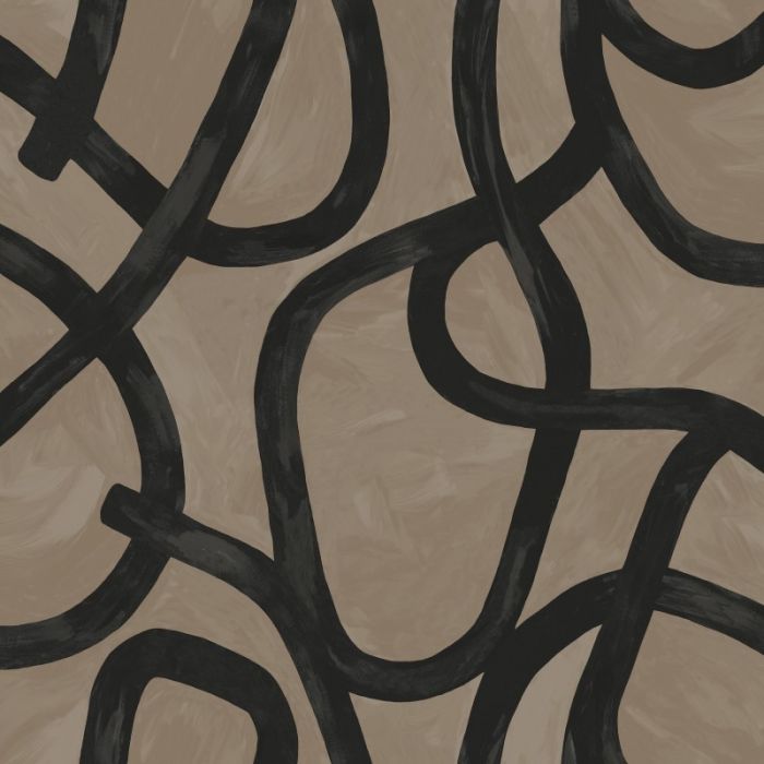 Linear Swirl Wallpaper