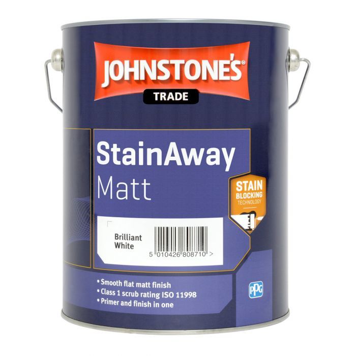 Johnstone's Trade StainAway Paint - Brilliant White