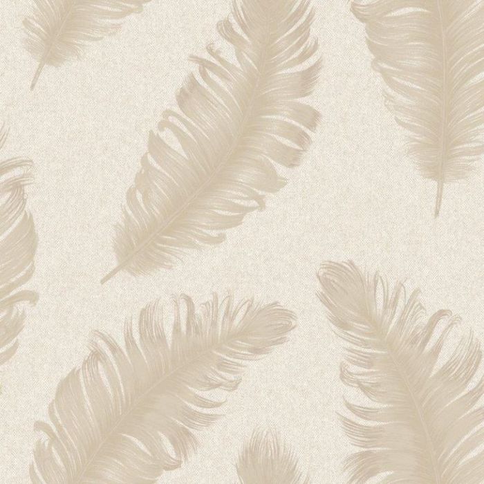 Ciara Textured Feather Wallpaper