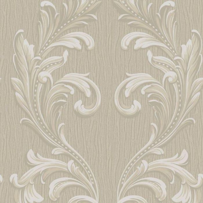 Tiffany Textured Fiore Scroll Wallpaper