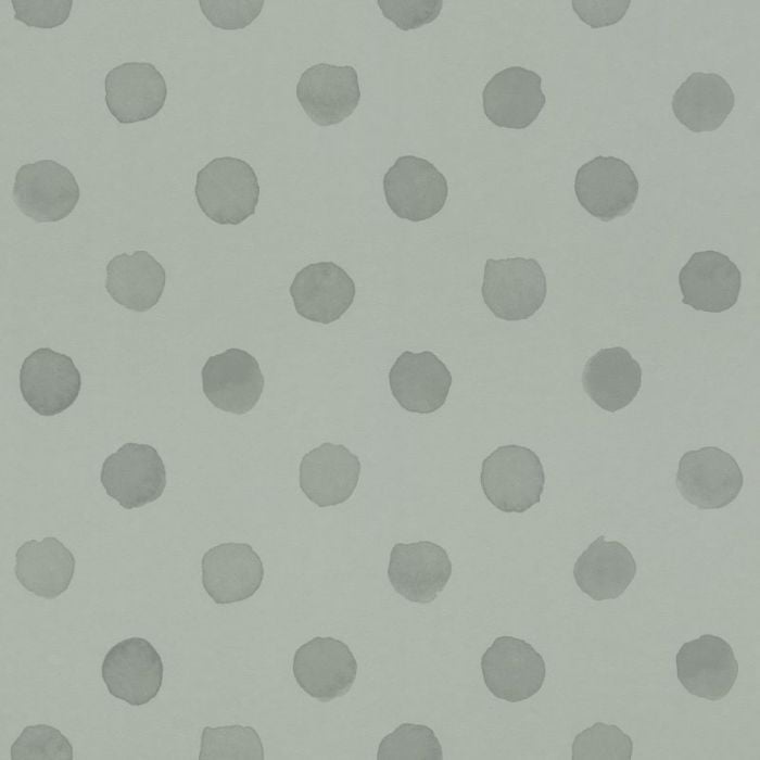 Polka Dot Spotted Wallpaper Green