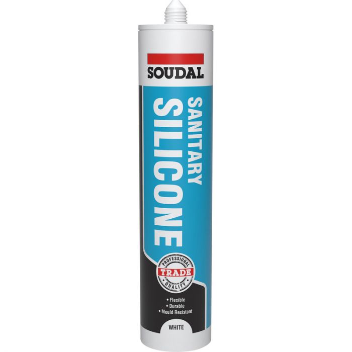 Soudal Sanitary Silicone - White 290ml
