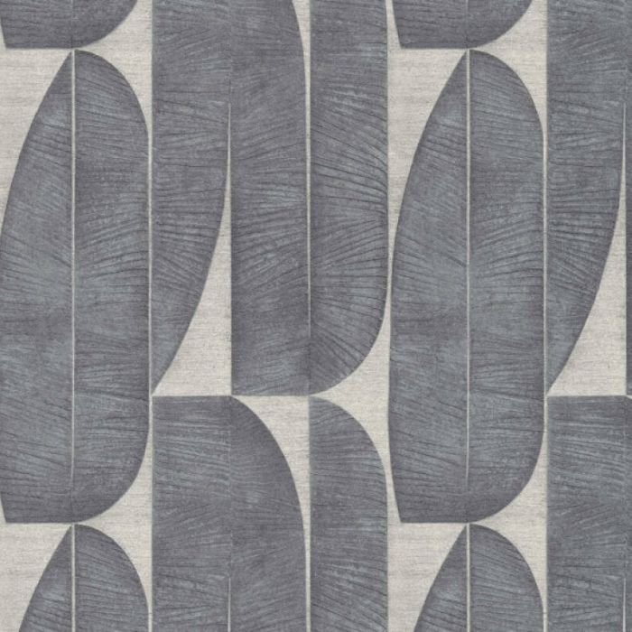 Living Walls Fossil Leaf Wallpaper - Grey & Taupe