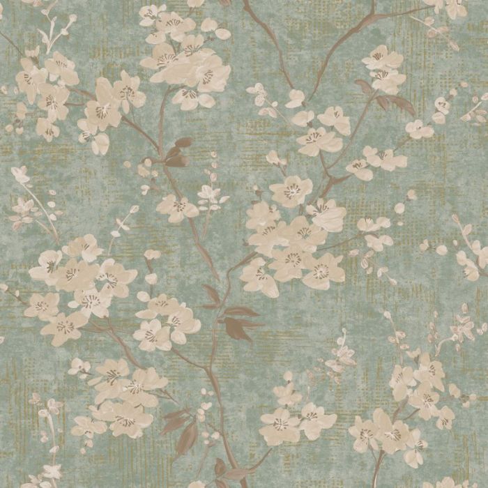 Paul Moneypenny Athene Blossom Wallpaper - Sage