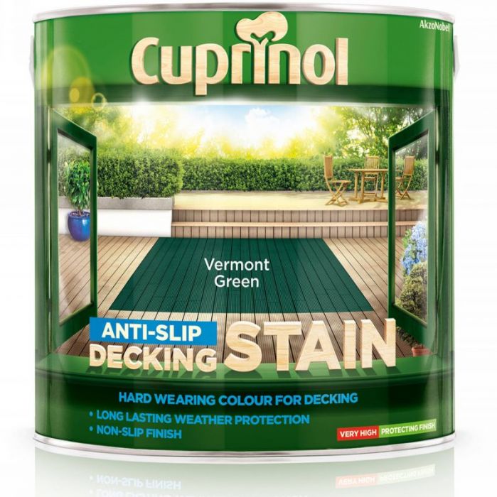 Cuprinol Anti-Slip Decking Stain - Vermont Green