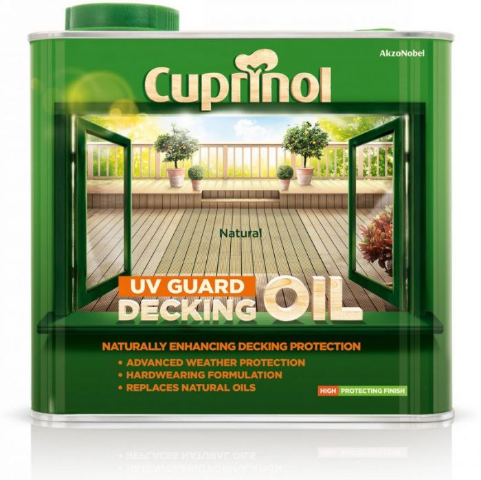 Cuprinol UV Guard Decking Oil - Natural