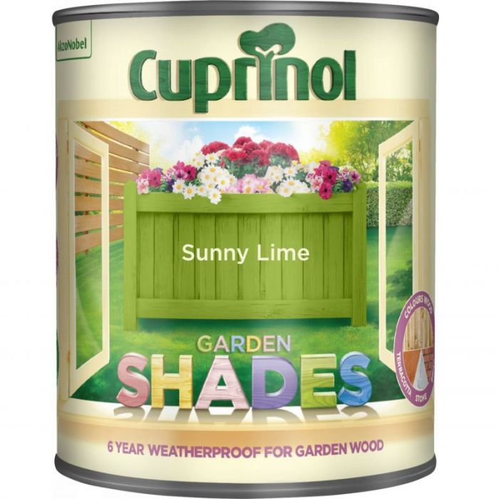 Cuprinol Garden Shades Wood Paint - Sunny Lime