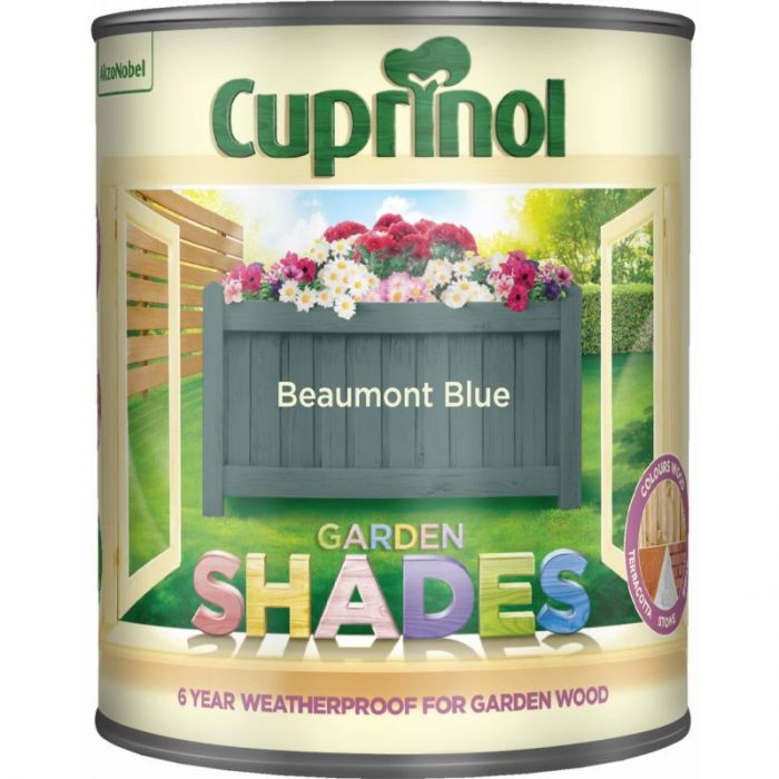 Cuprinol Garden Shades Wood Paint - Beaumont Blue 