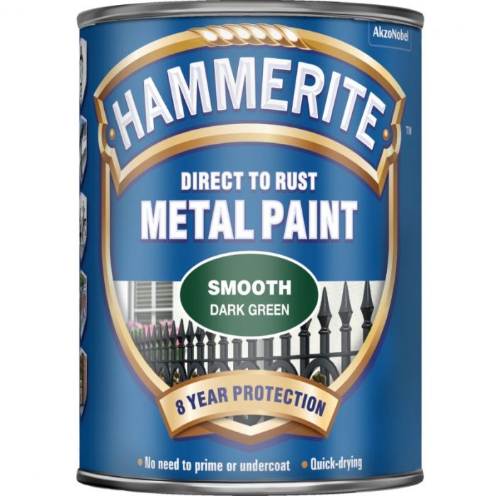 Hammerite Metal Paint Smooth - Dark Green