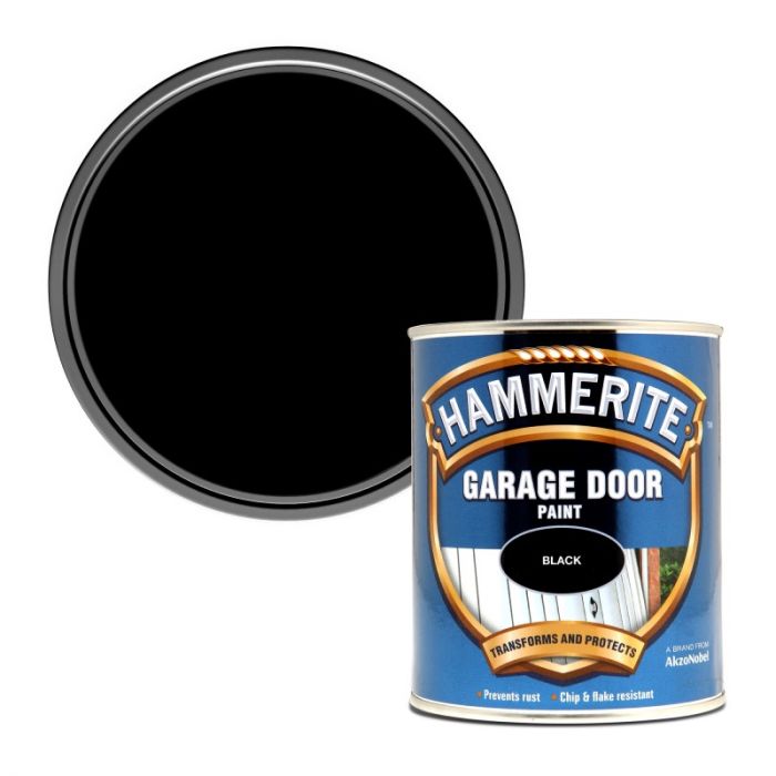 Hammerite Garage Door Paint - Black 750ml