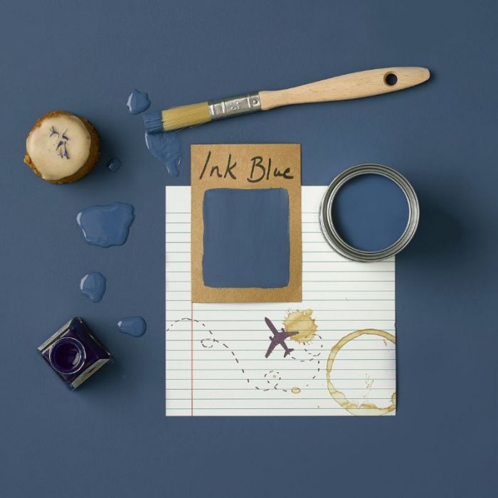 Rust-Oleum Matt Kitchen Cupboard Paint - Ink Blue 750ml