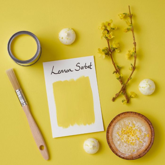 Rust-Oleum Matt Kitchen Cupboard Paint - Lemon Sorbet 750ml