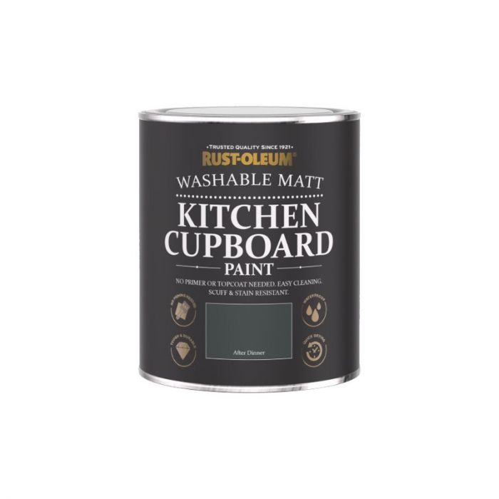 Rust-Oleum Matt Kitchen Cupboard Paint - After Dinner 750ml
