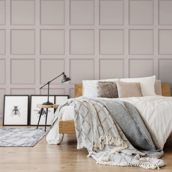 Luxury Wood Shaker Panel Wallpaper - DCO Exclusive